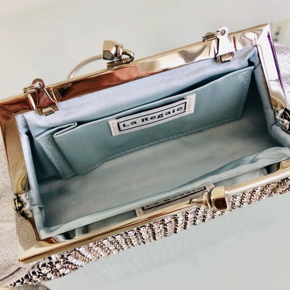 La Regale Mini Rhinestone Clutch - Picture 3 of 8